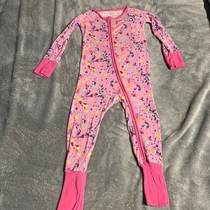 Little Sleepies 2T Zippies- Paint Splatter